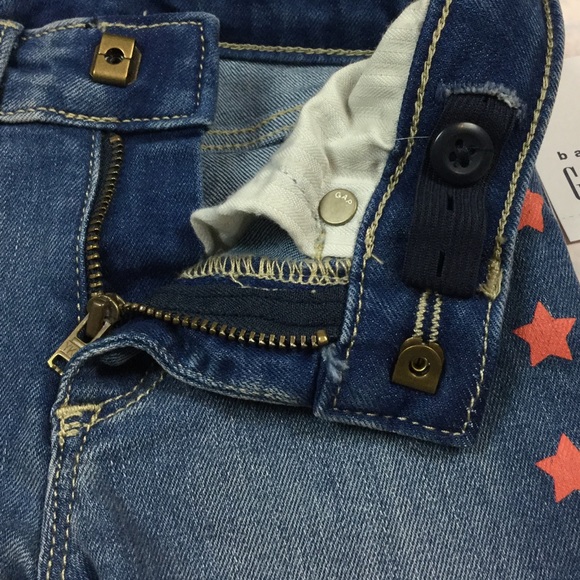 Gap Girls 18-24M or 3T Unicorn & Star Jeans Outfit - Picture 5 of 6